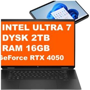 600302900_0_f Laptop HP Spectre x360 16-aa0097nr / 9C9B6UA / Intel Ultra 7 / 16GB / 2TB / RTX 4050 / 16" 3k / Win 11 Pro / Czarny