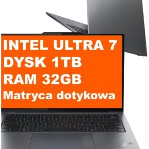600302902_0_f Laptop Lenovo ThinkPad X9-14 G1 / 21QAX004US / Intel Ultra 7 / 32GB / 1TB / Intel ARC / 14" 2.8k OLED Dotyk / Win 11 Pro / Szary