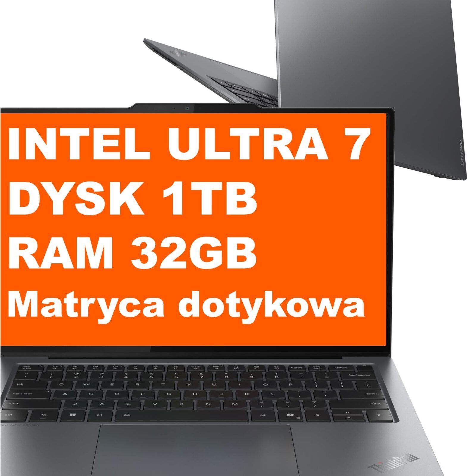 600302902_0_f Laptop Lenovo ThinkPad X9-14 G1 / 21QAX004US / Intel Ultra 7 / 32GB / 1TB / Intel ARC / 14" 2.8k OLED Dotyk / Win 11 Pro / Szary