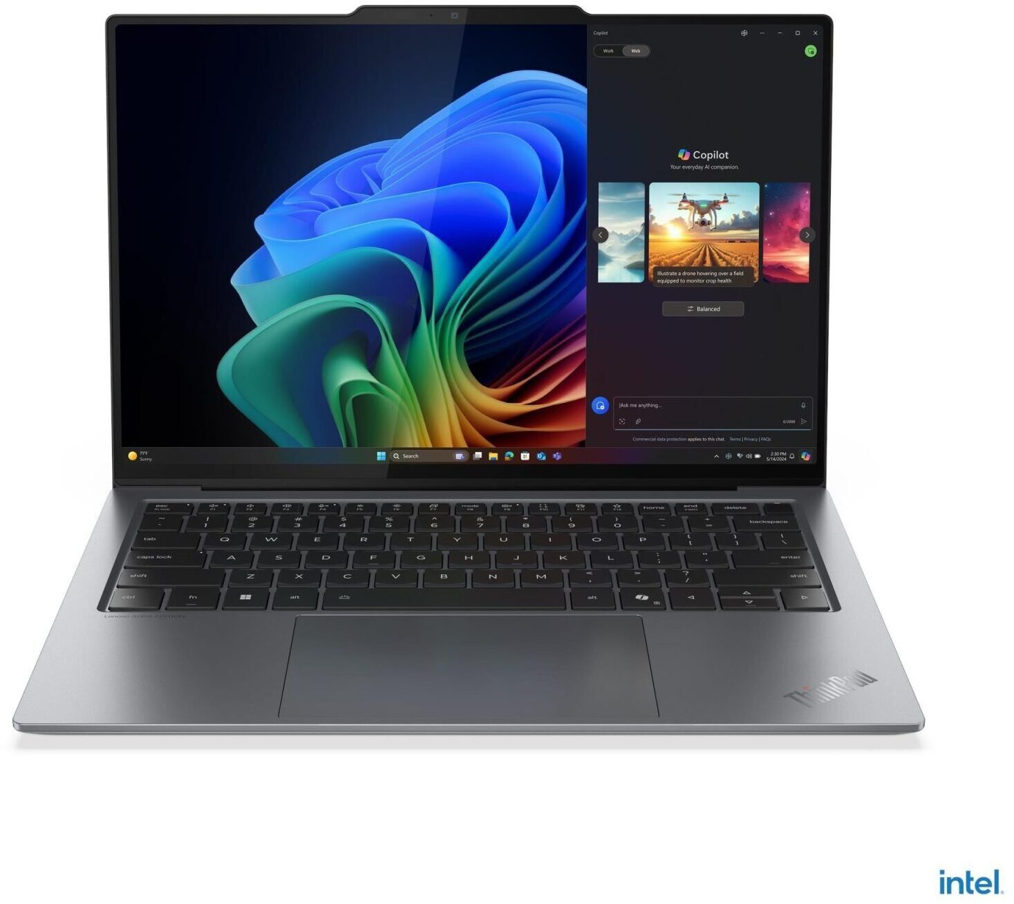 600302902_1_f Laptop Lenovo ThinkPad X9-14 G1 / 21QAX004US / Intel Ultra 7 / 32GB / 1TB / Intel ARC / 14" 2.8k OLED Dotyk / Win 11 Pro / Szary