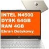600302905_0_f Laptop HP 14-dq3230nr / B8SW1UA / Intel N4500 / 4GB / 64GB eMMC / Intel UHD / 14" HD Dotyk / Win 11 / Złoty