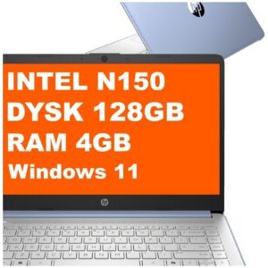 600302907_0_f Laptop HP 14-dq6102dx / D0SN6UA / Intel N150 / 4GB / 128GB UFS / Intel Graphics / 14" HD / Win 11 / Niebieski