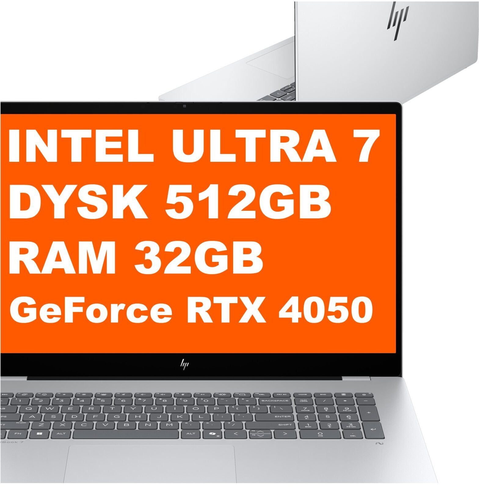600302917_0_f Laptop HP OmniBook 7 NGAI 17-dc0001na / BG3H1EA / Ultra 7 / 32GB / 512GB / RTX 4050 / FullHD / Win 11 / Srebrny