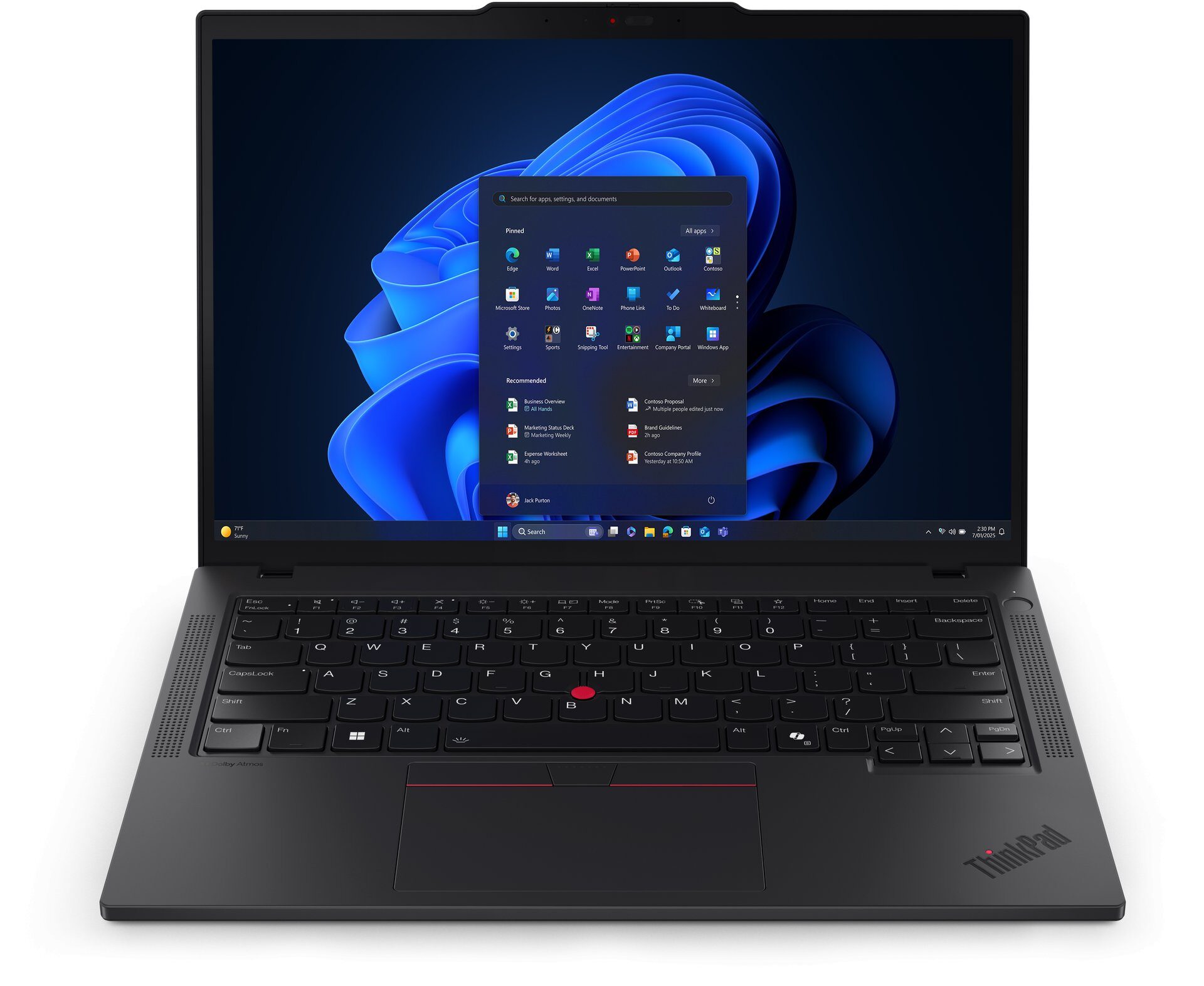 Laptop Lenovo ThinkPad T14 Gen 6 Core™ Ultra 5 225U 256GB SSD 16GB 14" (1920x1200) WIN11 Pro Czarny FP Reader,1YW (21QDS7T000)