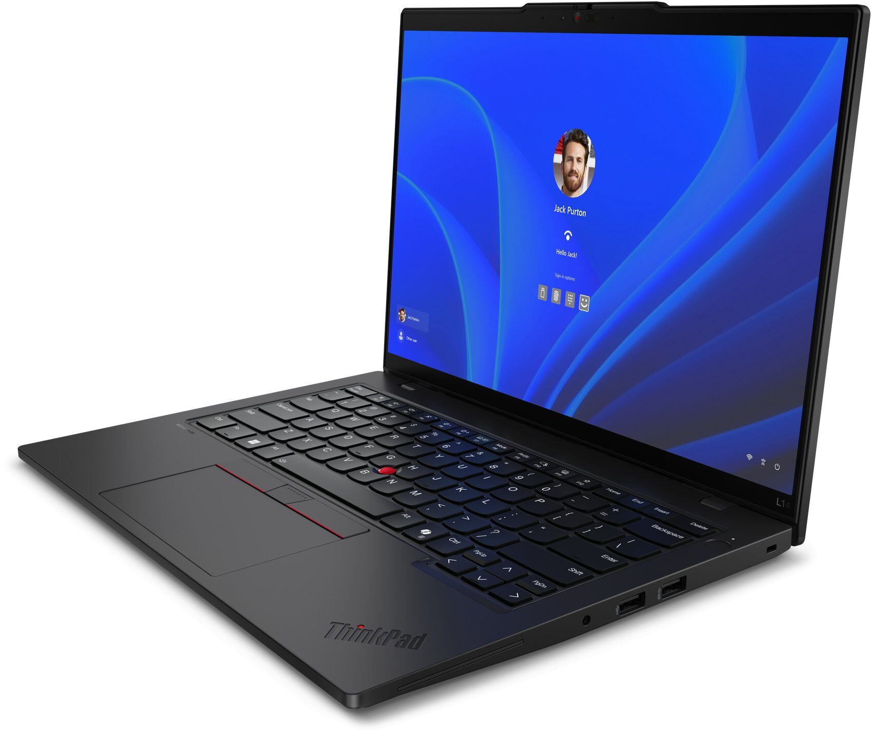 600305888_2_f Laptop Lenovo L14 Intel Core Ultra G5 U5-125U/16GB DDR5 SD RAM (2X8GB)/256 GB SSD M.2/14" IPS WUXGA/Multi-touch, 400cd/B/C (IR)/W11P/1YW CCR (21L1007BUK)