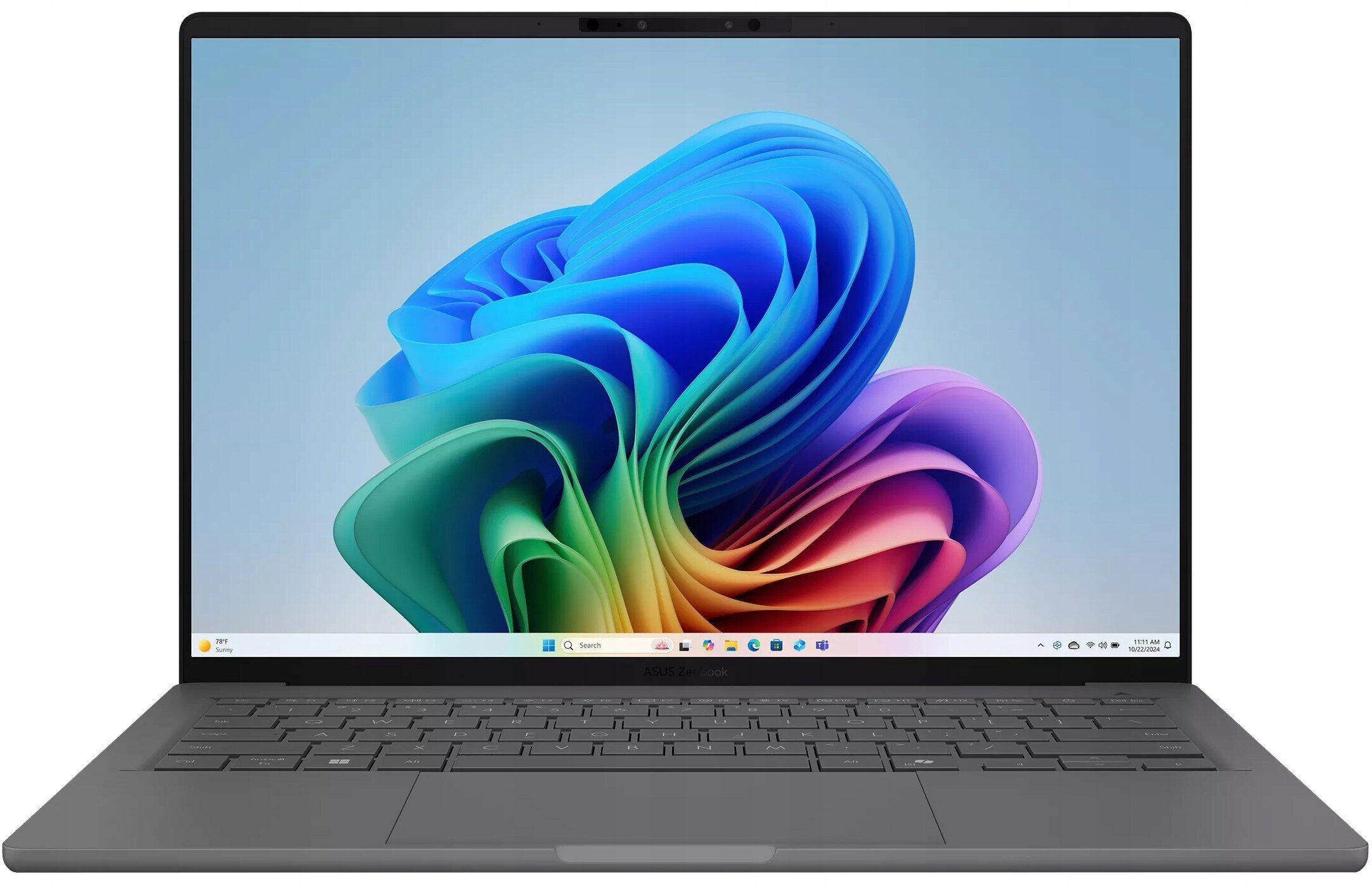 600312991_0_f Laptop Asus ZenBook A14 OLED UX3407NA-QD174W - Snapdragon X2-88-100 | 14" | 16GB | 512GB | W11H | Szary (90NB1712-M00940)