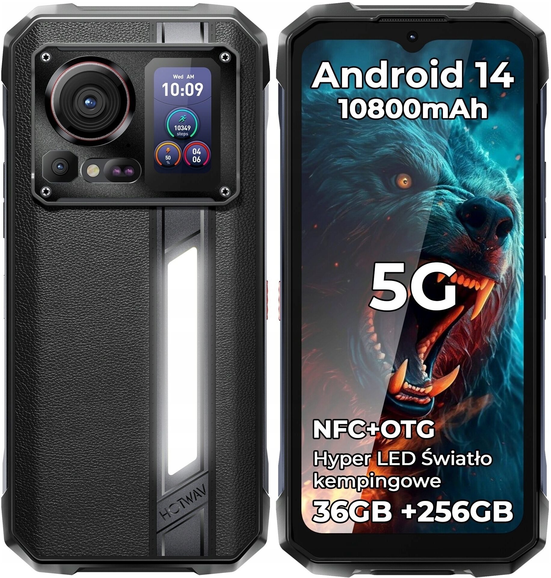 Niezawodna bateria 10800 mAh z szybkim ładowaniem 33W