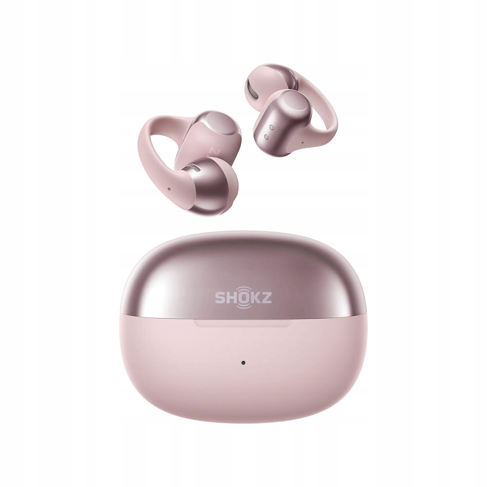 Shokz OpenDots ONE – Bezprzewodowe słuchawki z przewodnictwem powietrznym w kolorze różowym