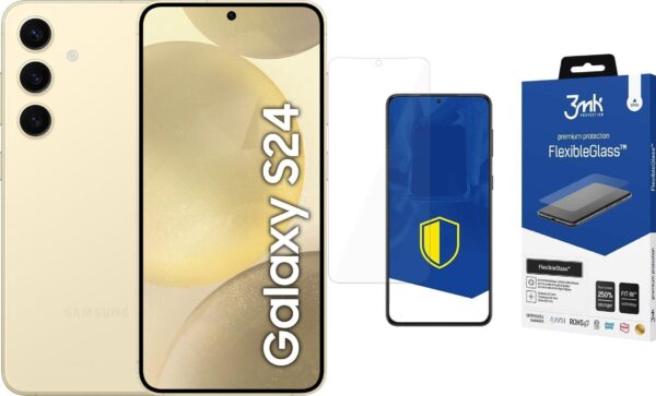 9837240_0_f Smartfon Samsung Galaxy S24 5G 8/128GB Żółty (SM-S921BZYDEUE) + FlexibleGlass