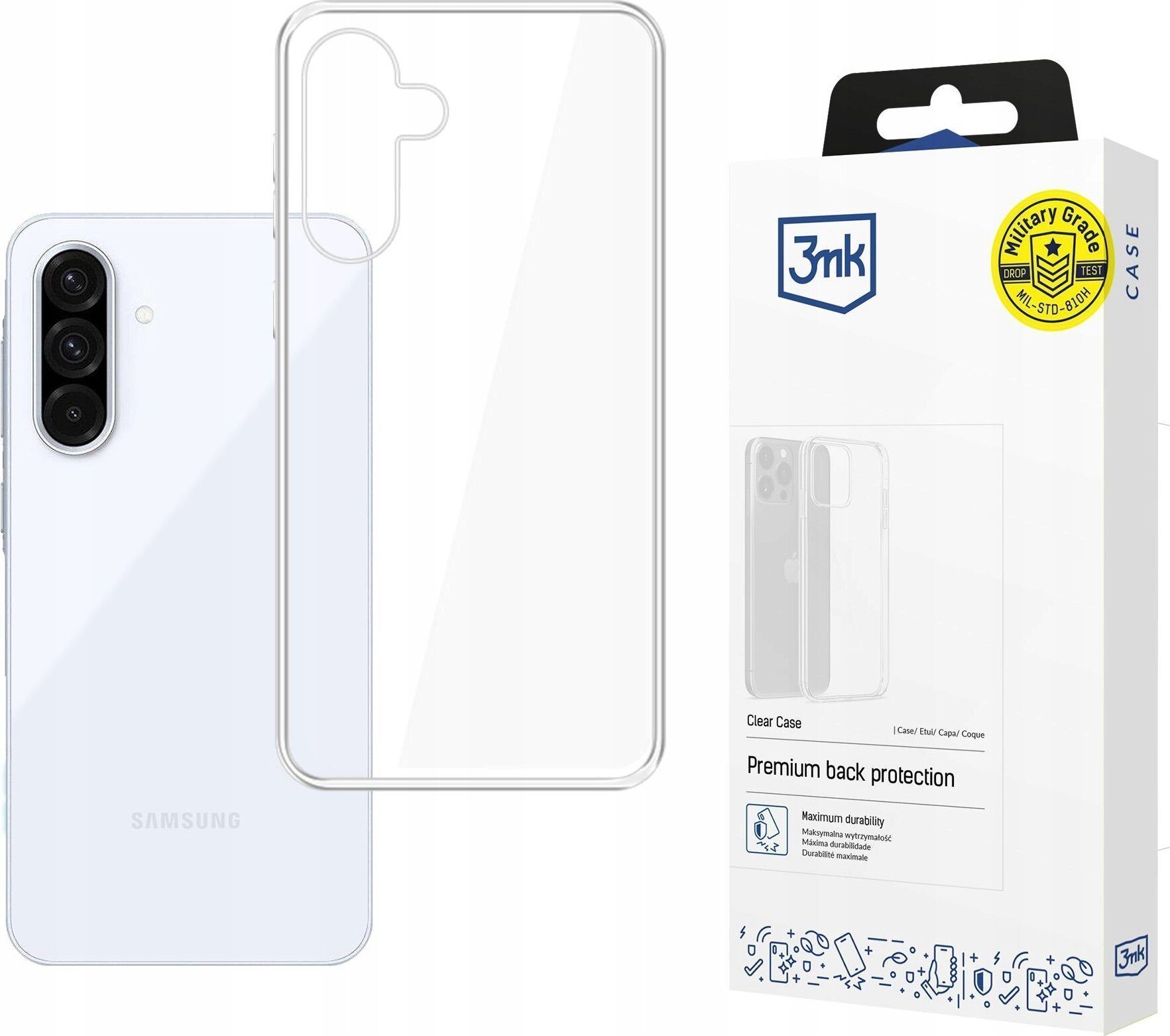 9837614_6_f Smartfon Samsung Galaxy A56 5G 8/256GB Grafitowy (SM-A566BZKCEUE) + Etui Clear Case