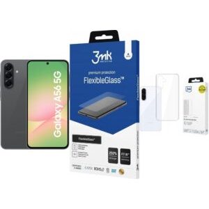 Smartfon Samsung Galaxy A56 5G 8/256GB Grafitowy (SM-A566BZKCEUE) + FlexibleGlass + Etui Clear Case