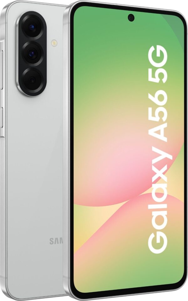 9837776_2_f Smartfon Samsung Galaxy A56 5G 8/128GB Szary Lightgray (SM-A566BZA) + FlexibleGlass + Etui Clear Case