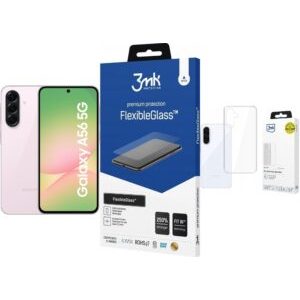 Smartfon Samsung Galaxy A56 5G 8/128GB Różowy (SM-A566BLIAEUE) + FlexibleGlass + Etui Clear Case