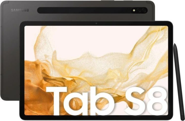 9881861_1_f Tablet Samsung Galaxy Tab S8 11" 128 GB 5G Czarny (SM-X706BZAAEUE)