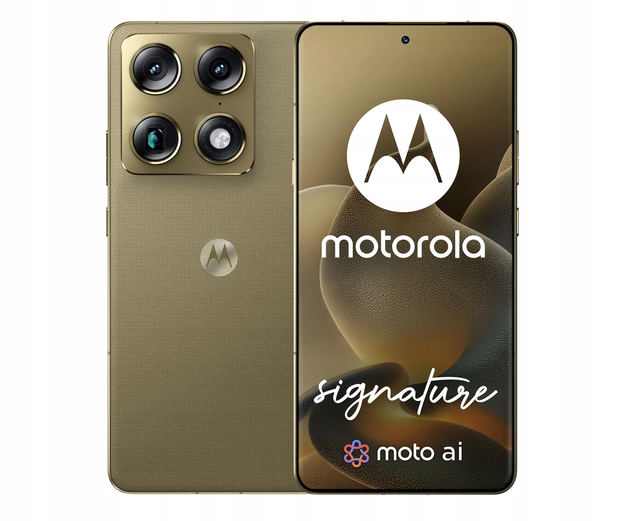 Motorola Moto Signature 5G 16/512GB Martini Olive – Nowoczesny smartfon dla wymagających