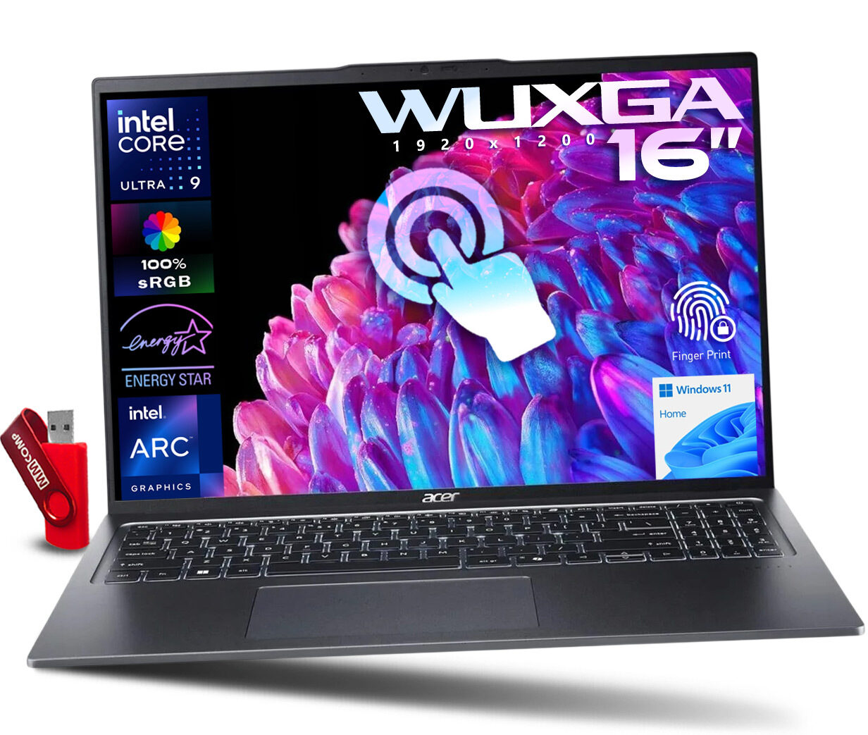 Acer Swift Go 16 Intel Ultra 9 185H – Wydajność i mobilność w jednym