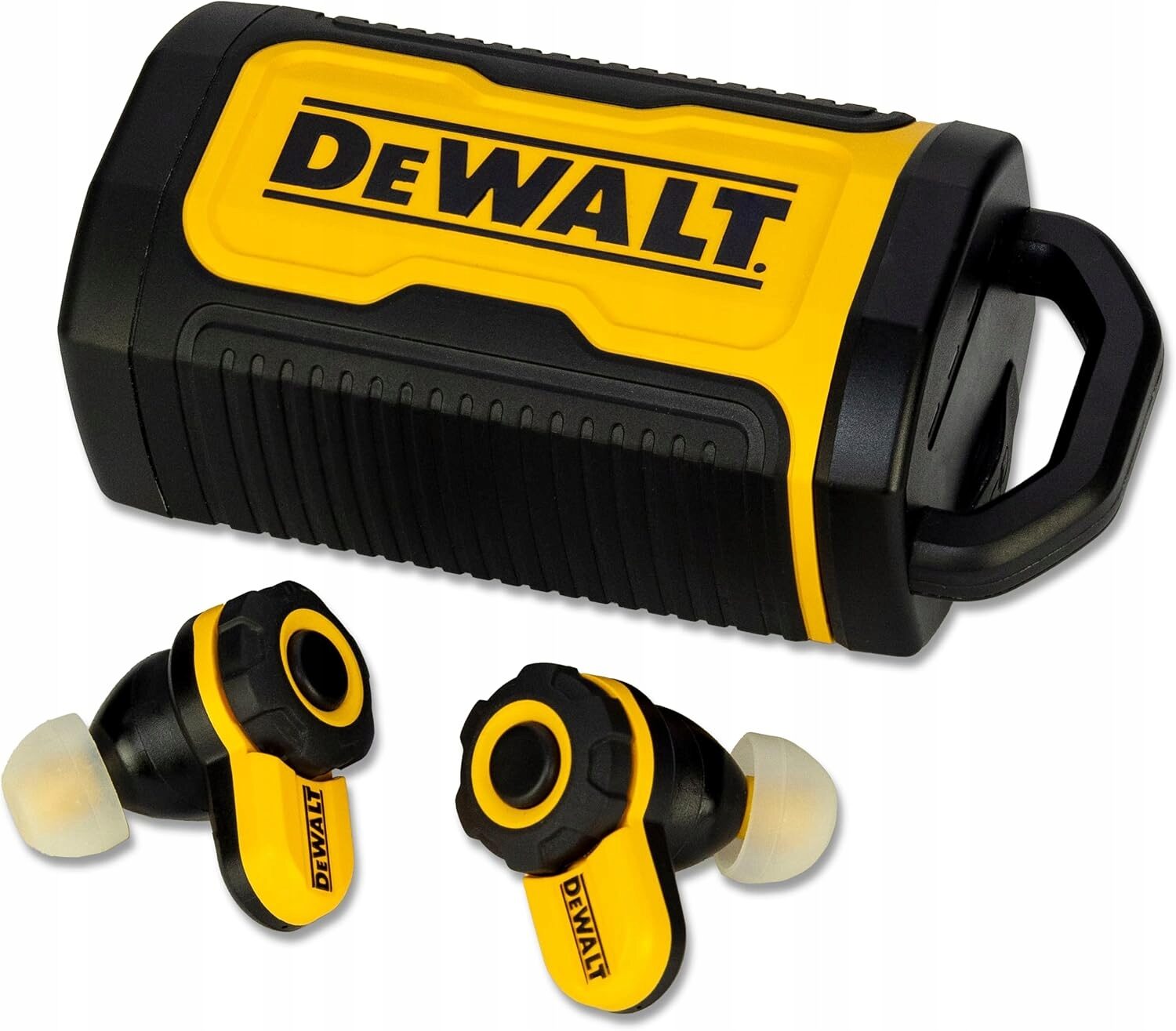 DEWALT Jobsite Pro X2 – Profesjonalne słuchawki douszne Bluetooth z ANC