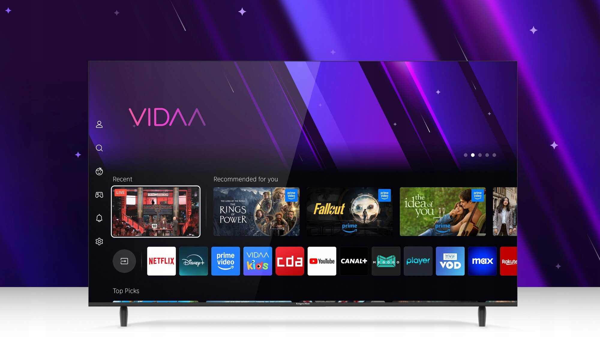 Wbudowane tunery DVB-T2/S2 – Odbieraj sygnał cyfrowy bez dodatkowych urządzeń