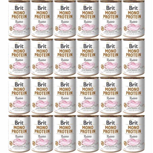Brit-Mono-Protein-Rabbit-karma-mokra-24x400g Brit Mono Protein Rabbit karma mokra 36x400g
