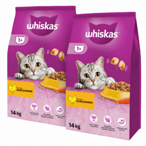 ChatGPT Image Sep 9, 2026, 06_51_48 PM Sucha Karma dla kotów WHISKAS z kurczakiem 28kg